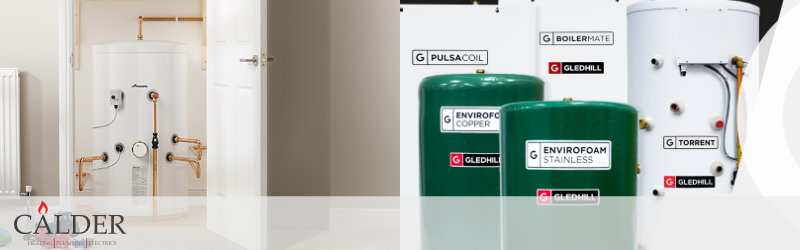 Picture of various hot water heating cylinders